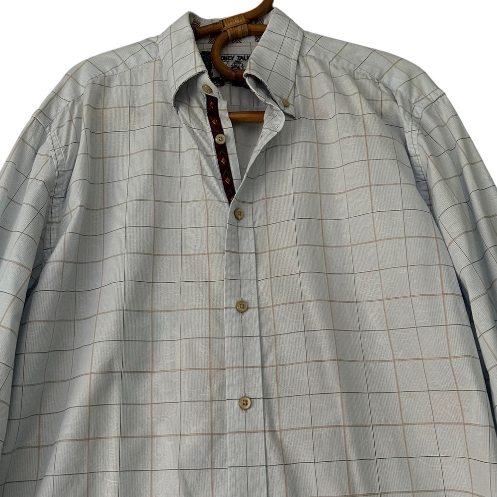 Robert Graham | Plaid Flip Cuff Button Down Shirt Size XL - Picture 2 of 12
